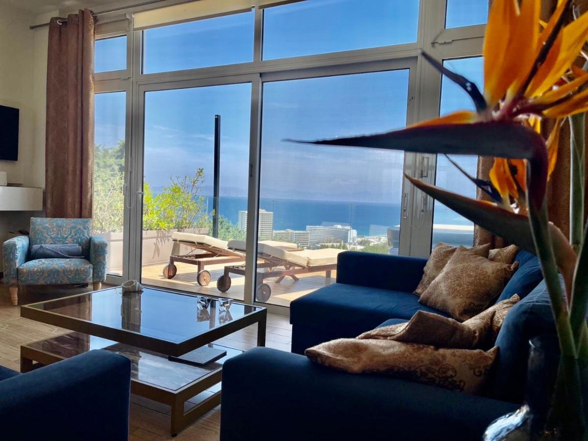 Apartamento Flyviewflatsgold Privatehottub With Seaview Ixia  Exterior foto
