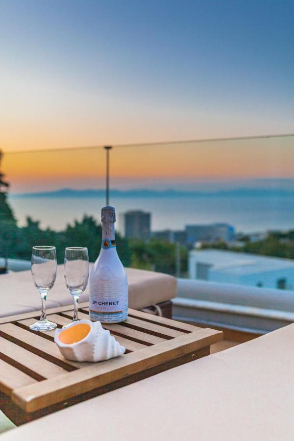 Apartamento Flyviewflatsgold Privatehottub With Seaview Ixia  Exterior foto