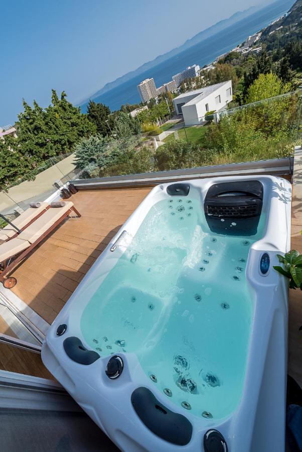 Apartamento Flyviewflatsgold Privatehottub With Seaview Ixia  Exterior foto