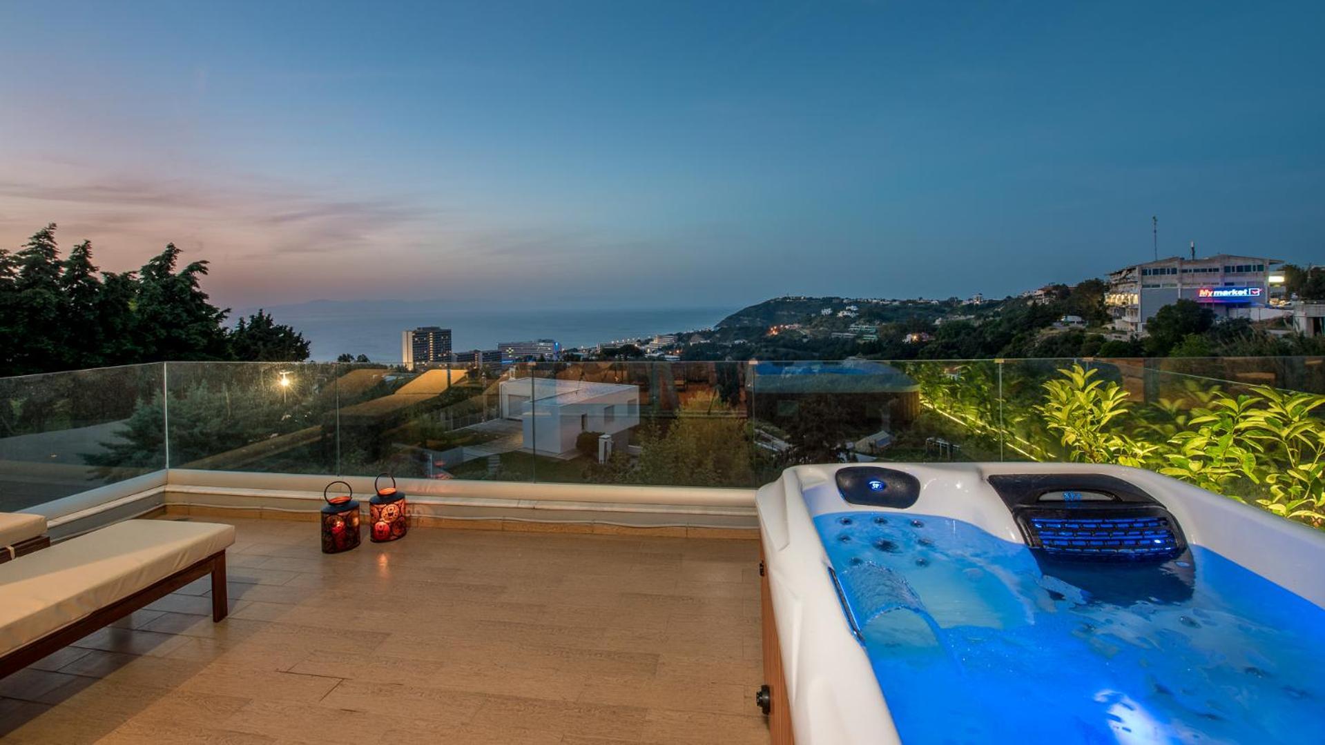 Apartamento Flyviewflatsgold Privatehottub With Seaview Ixia  Exterior foto